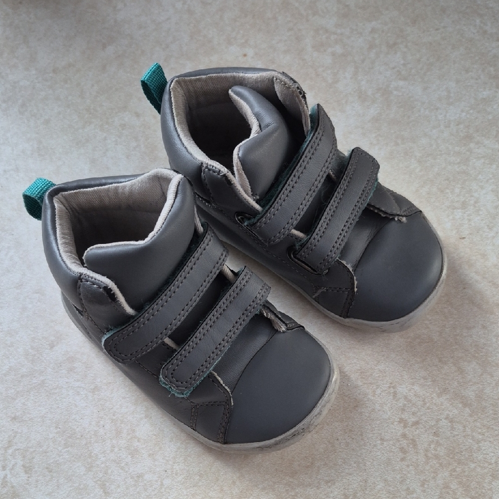 ten little Everyday Gray Hitop Sneakers
